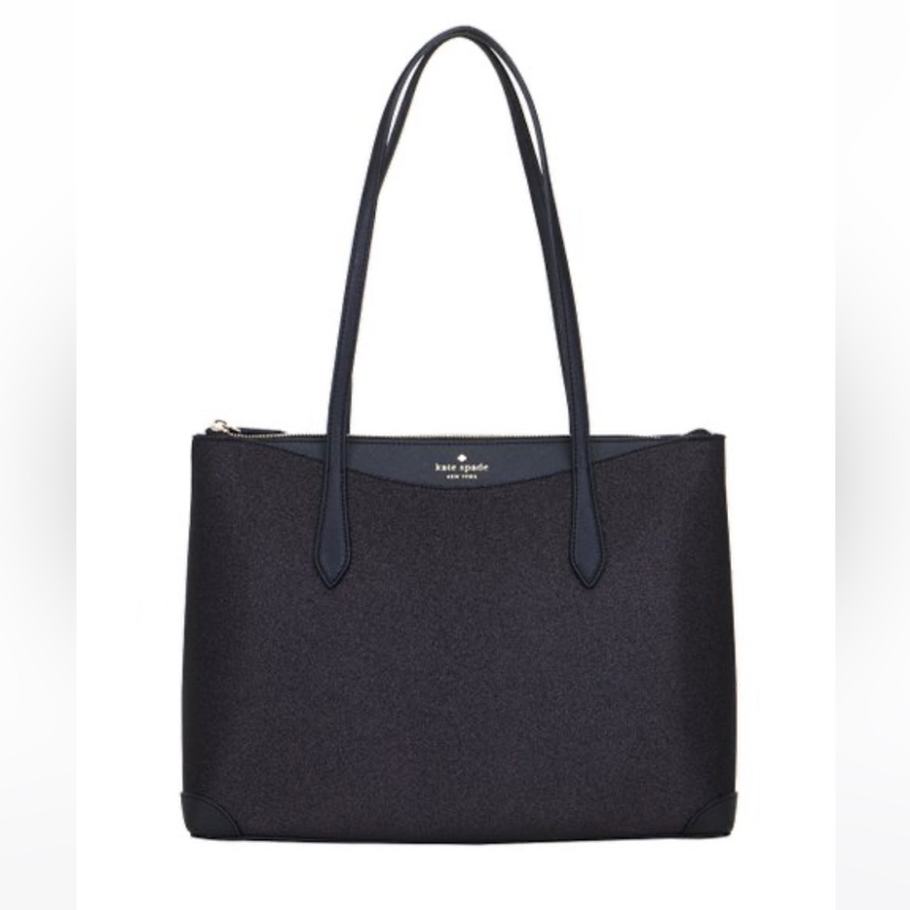 Kate Spade NY Shimmer Glitter Large Tote Shoulder Bag NWT